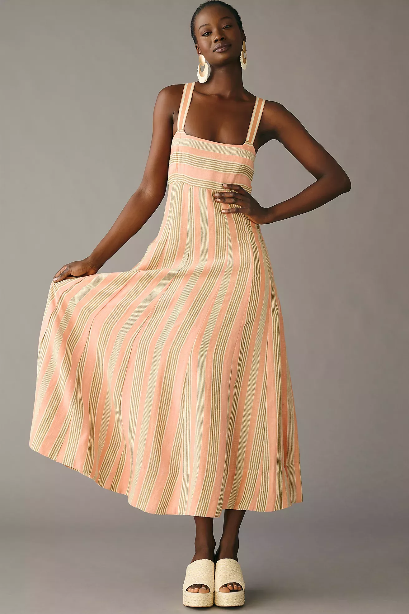 Anthropologie maeve striped dress hotsell