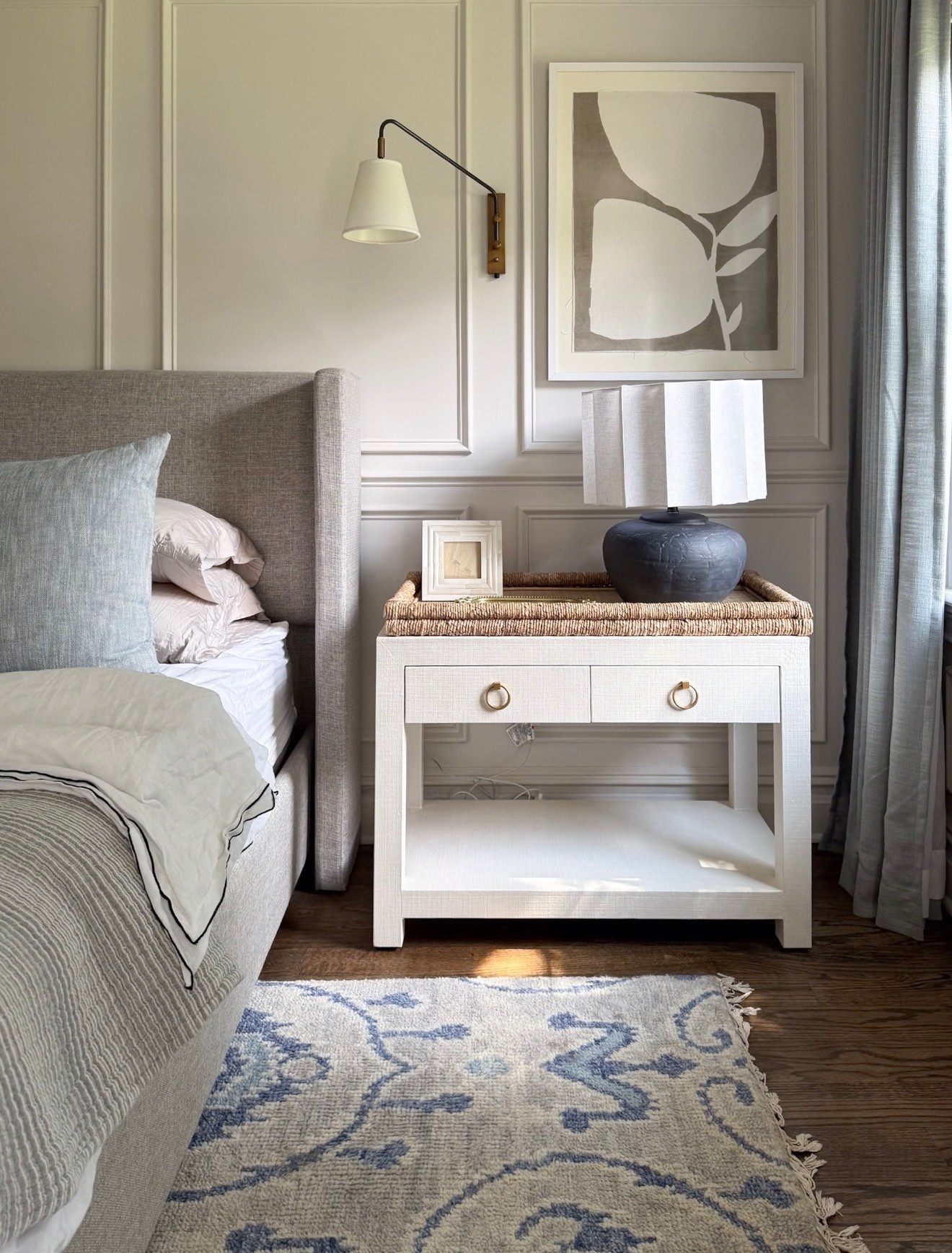 I love a few different light sources in a bedroom! We have sconces hanging on the wall but also used these table lamps often — different types of fixtures give off different light 🙌🏻

#LTKmorningroutine #LTKHome #LTKSaleAlert