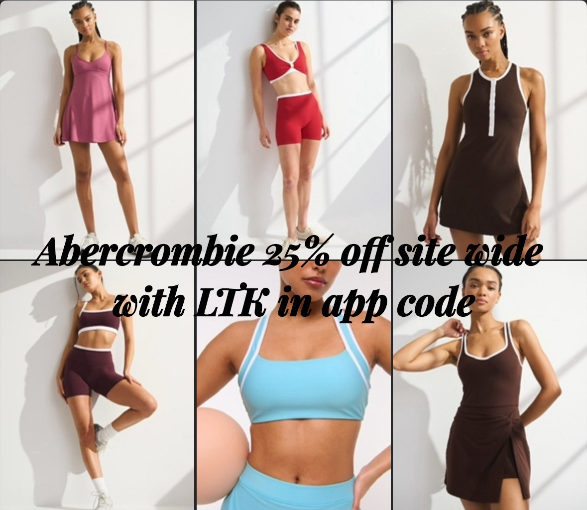 25% off site wide at Abercrombie with exclusive Like To Know It IN-APP code ONLY! 🙌🏼 Save on the trendiest athleisure wear, new arrival swimsuits, Easter dresses and spring denim! Click the item in the LTK app, copy the code and your set to shop on the Abercrombie website.

#LTKSaleAlert #LTKSpringSale #LTKootd