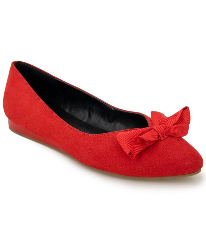 Kenneth Cole Reaction Women's Lily Bow Flats & Reviews - Flats & Loafers - Shoes - Macy's | Macys (US)