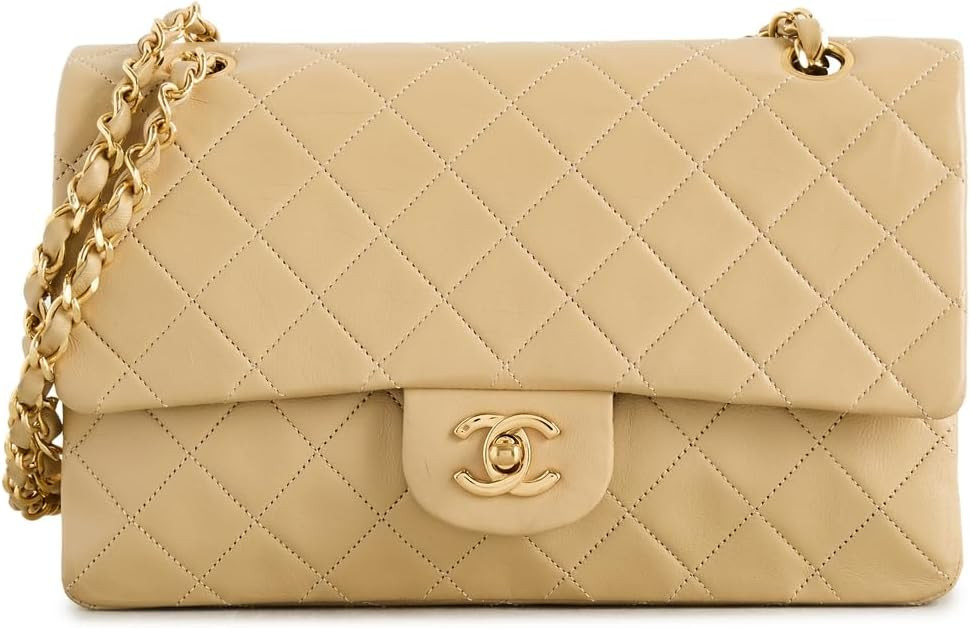 CHANEL Shopbop Archive Women's Pre-Loved Medium Classic Double Flap Lambskin Shoulder Bag | Amazon (US)