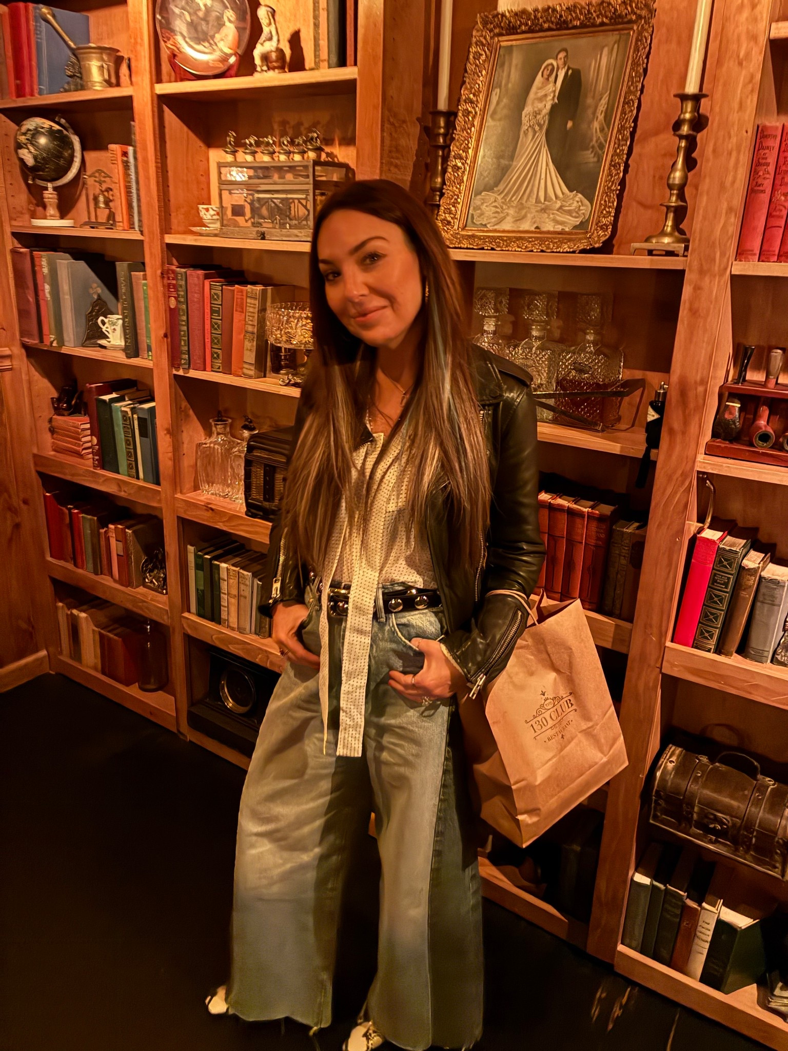 Date night outfit at 130 Club 🖤 p.s. these wide leg jeans are on sale! 

#LTKSeasonal #LTKPetite #LTKStyleTip