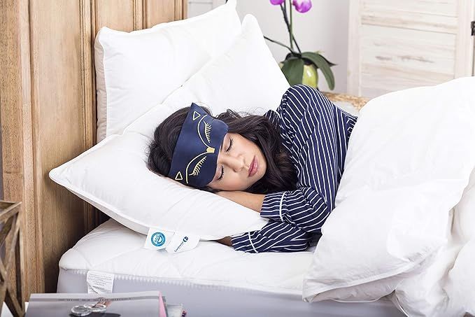 Continental Bedding Premium 100% White Goose Down Pillow. Queen Size [Soft] (Set of 2) | Amazon (US)