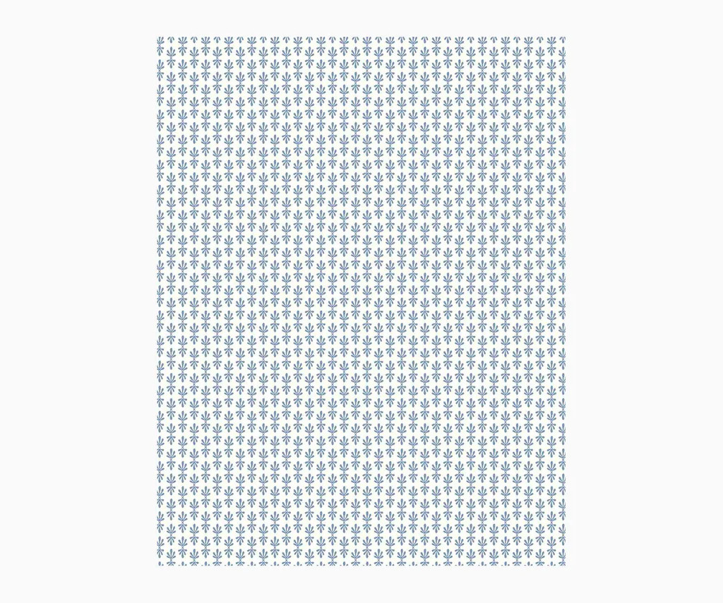 Petal Wallpaper Sample - White & Blue | Rifle Paper Co.