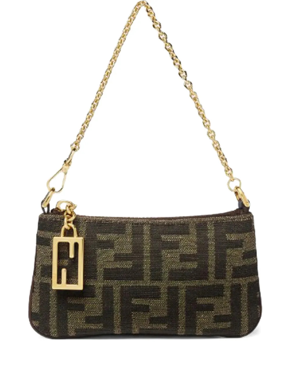mini Baguette jacquard chain pouch | Farfetch Global