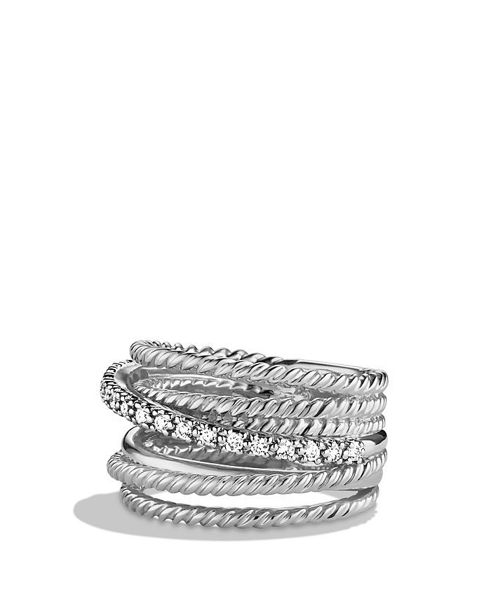 David Yurman Crossover Wide Ring with Diamonds Back to Results -  Jewelry & Accessories - Bloomin... | Bloomingdale's (US)