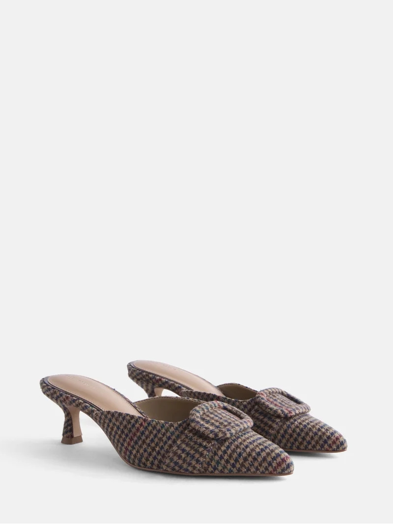 Free Assembly Women's Heeled Mules | Walmart (US)
