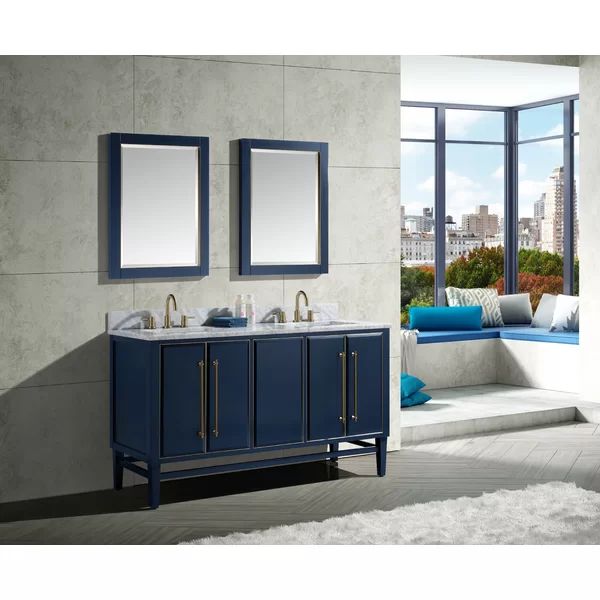 Donahue 61" Double Bathroom Vanity Set | Wayfair North America