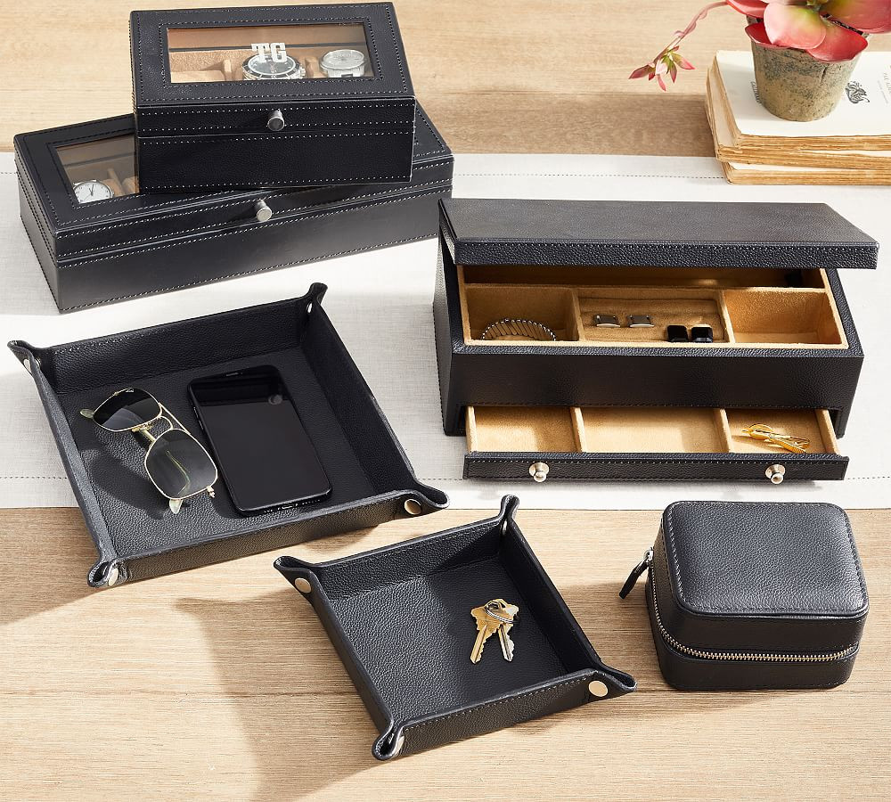 Grant Leather Accessory Collection | Pottery Barn (US)