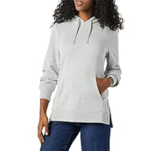 Amazon Essentials Women's French Terry Hooded Tunic Sweatshirt | Amazon (US)