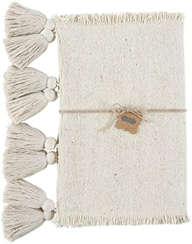 Amazon.com: Mud Pie Ivory Ponchaa Table Runner : Home & Kitchen | Amazon (US)