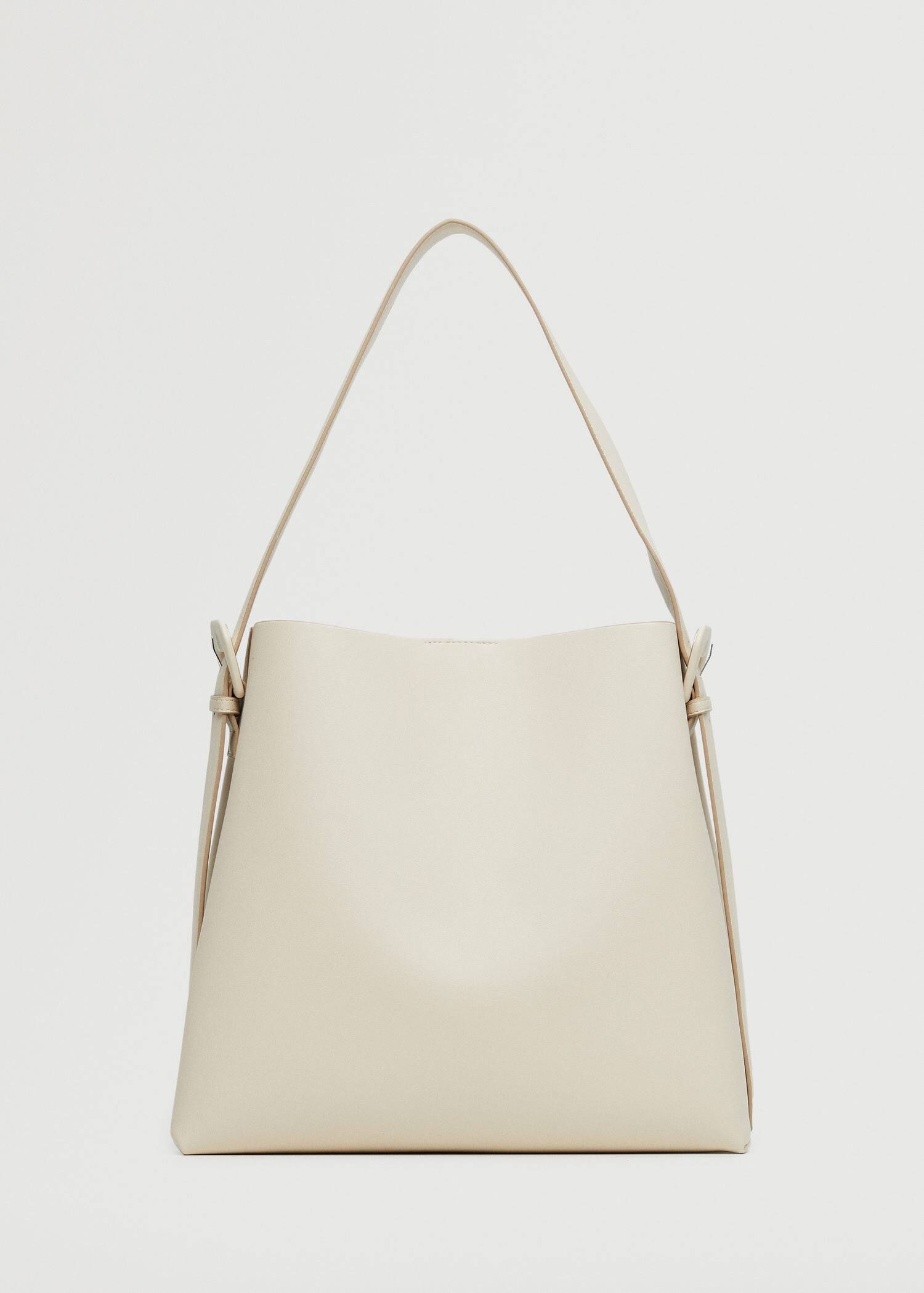 Buckle detail shopper bag -  Women | Mango USA | MANGO (US)