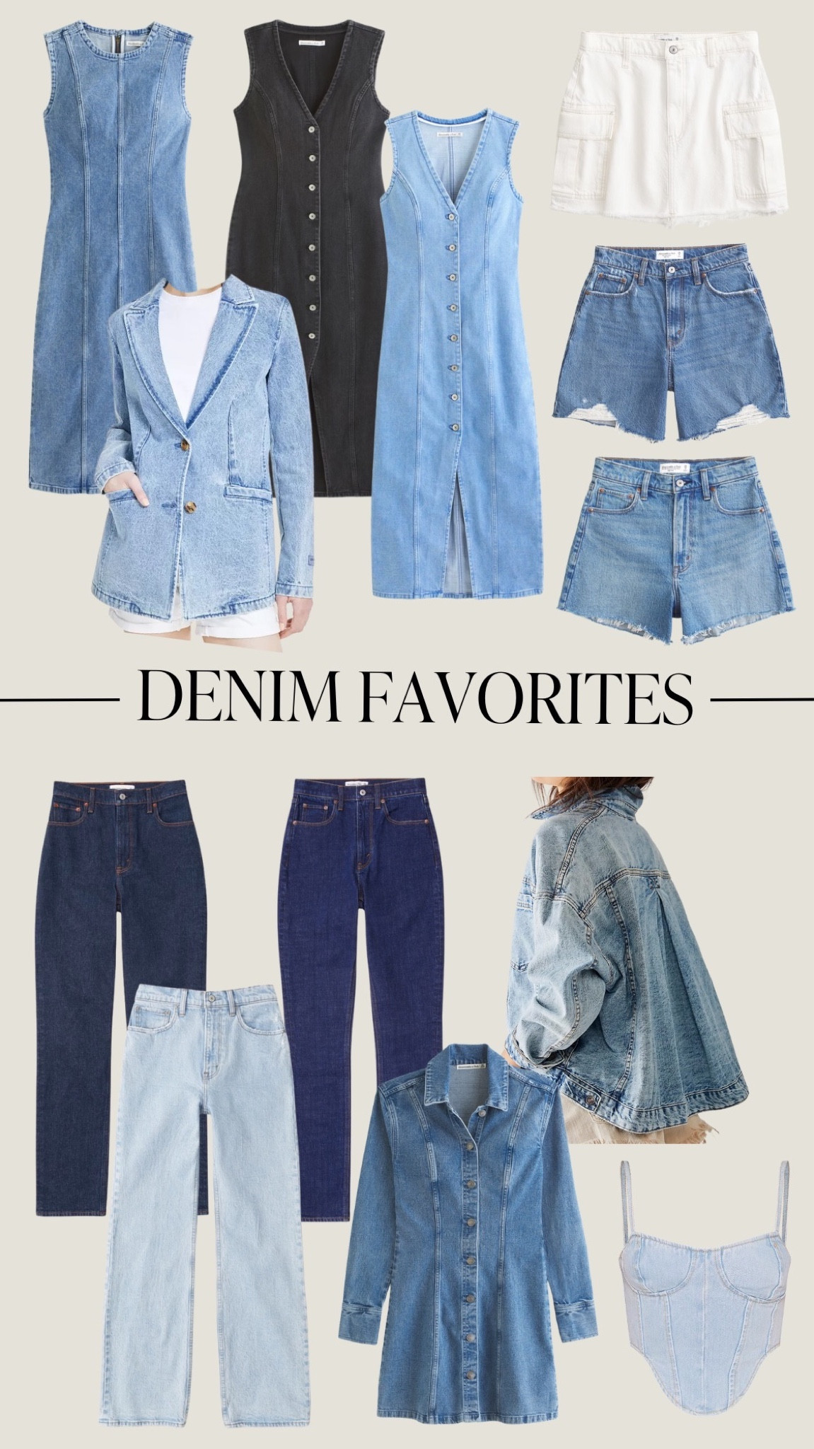 Currently having a denim moment! My favorites from jeans, shorts, dresses, and tops 

#LTKbeauty #LTKstyletip #LTKSeasonal