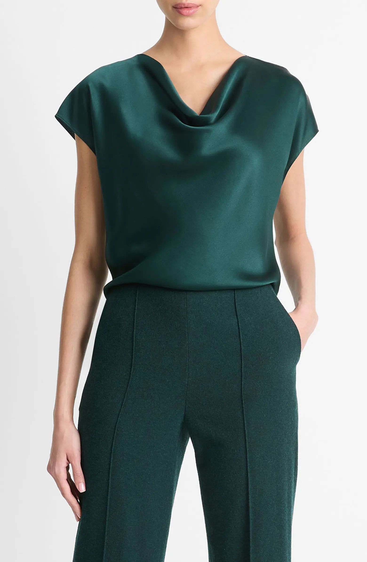 Cowl Neck Silk Blouse | Nordstrom