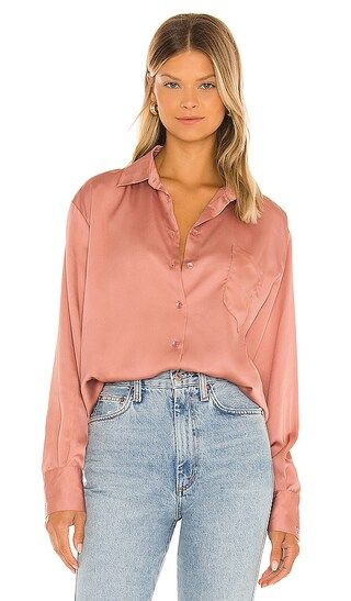 Smith Blouse in Blush | Revolve Clothing (Global)