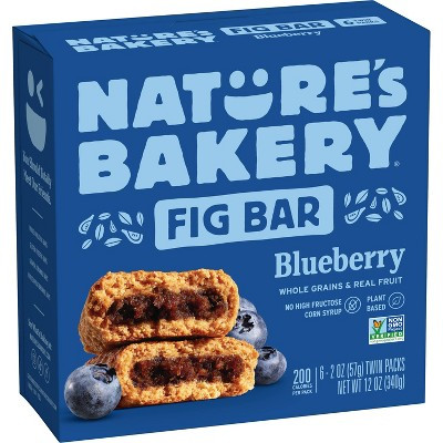 Nature's Bakery Blueberry Fig Bar - 12oz/6ct | Target