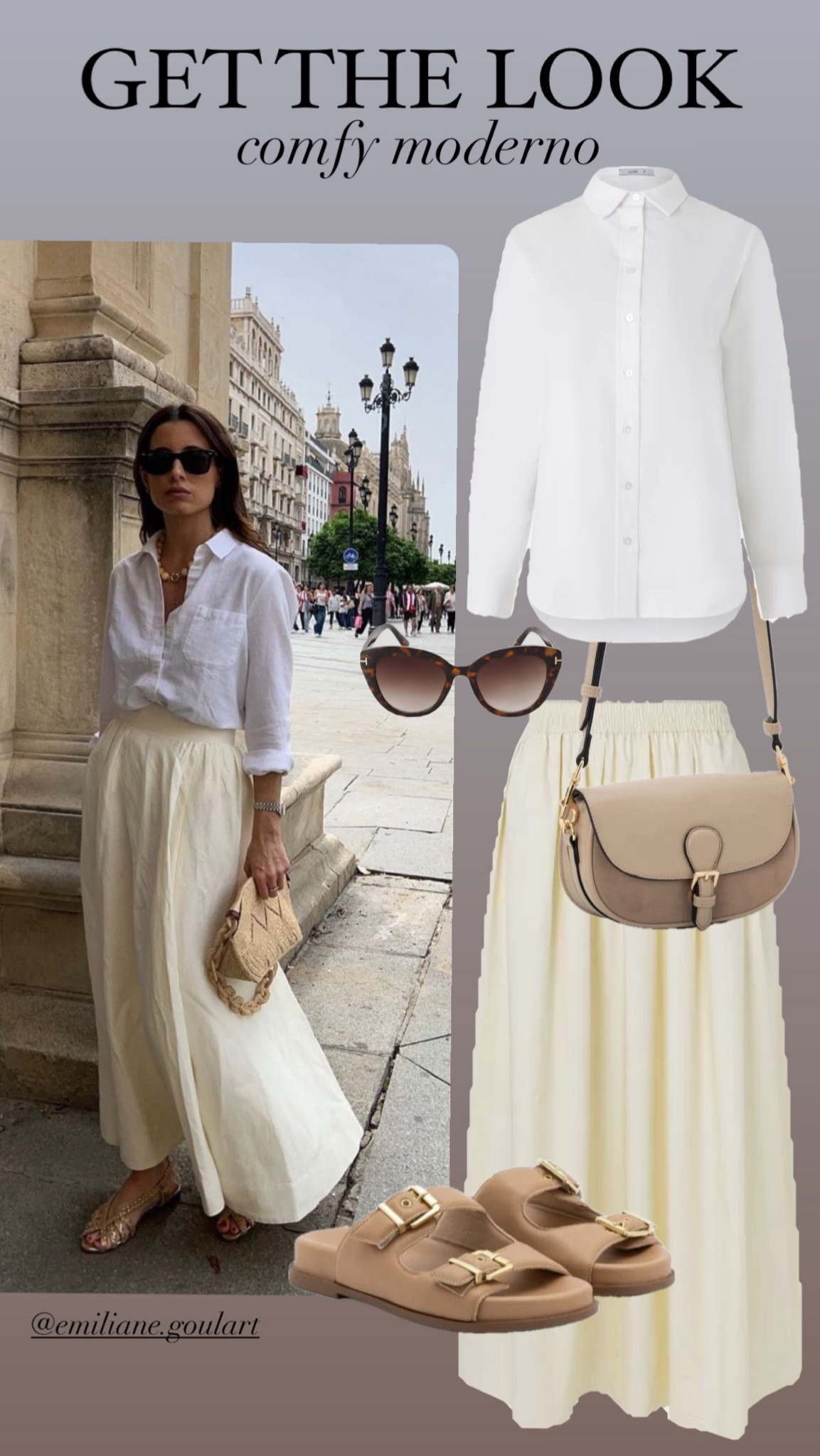 Compre o look nos links abaixo 