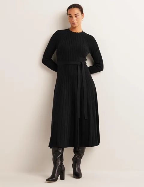 Rib Detail Knitted Midi Dress | Boden (UK & IE)