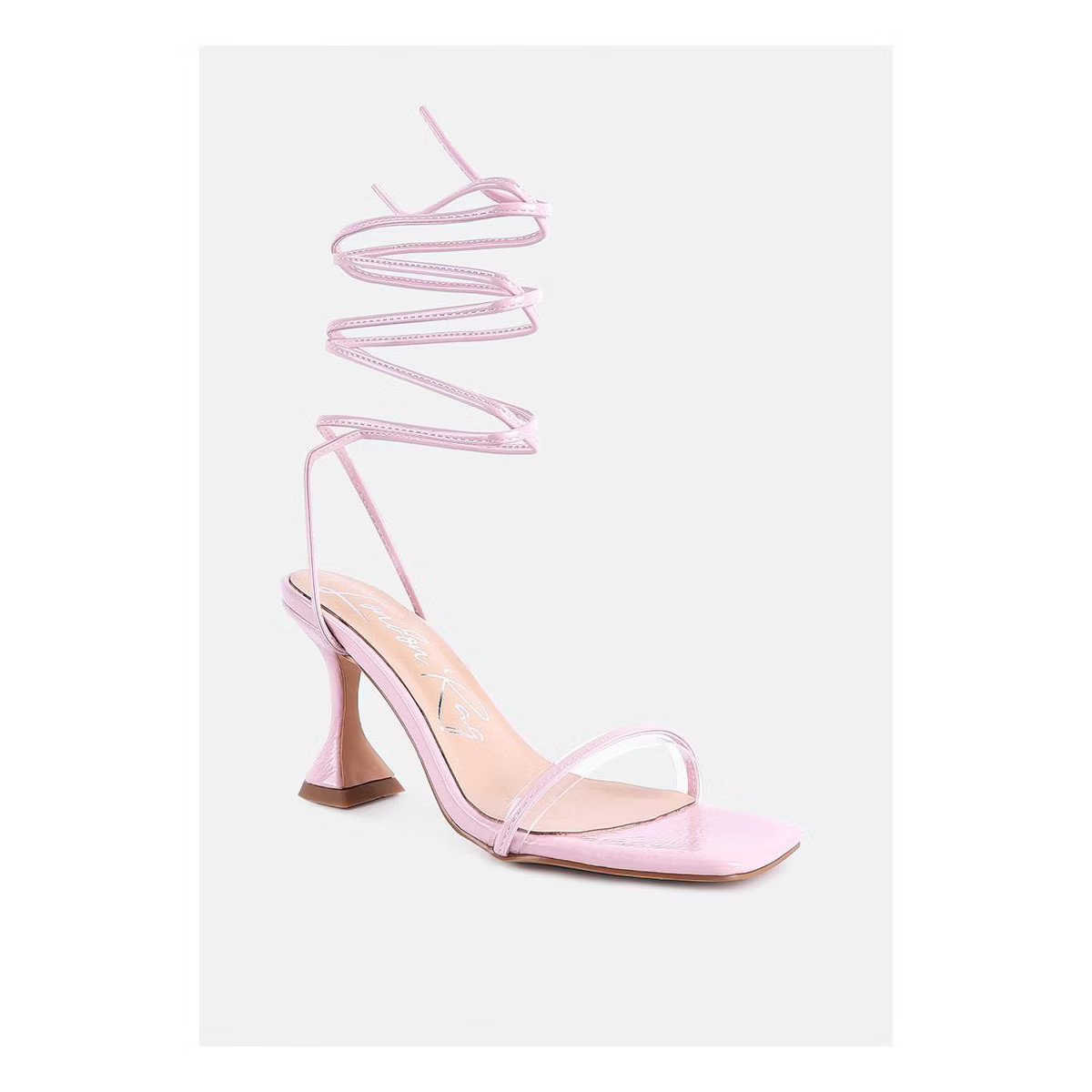 Biten Berry Spool Heel Lace Up Sandals Women | Target