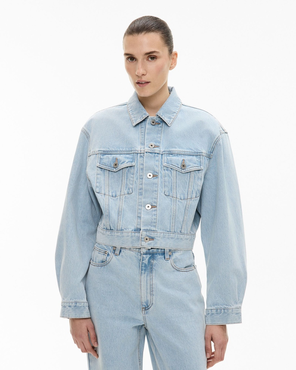 Witchery - Denim Jacket - Coats & Jackets (Blue) Denim Jacket | THE ICONIC (AU & NZ)