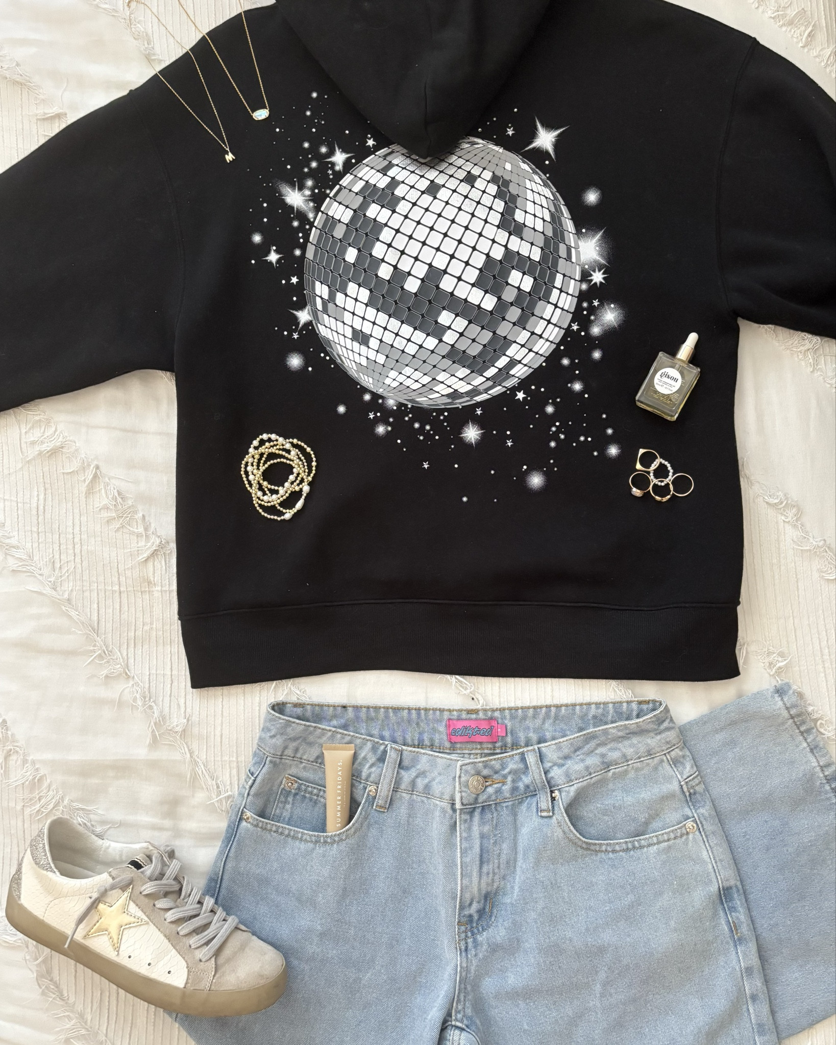 Styling my edikted jeans pt. 3 🪩🌟🎱🥂 1/20 #aesthetic #fitinspo #coquette

#LTKBeauty #LTKStyleTip