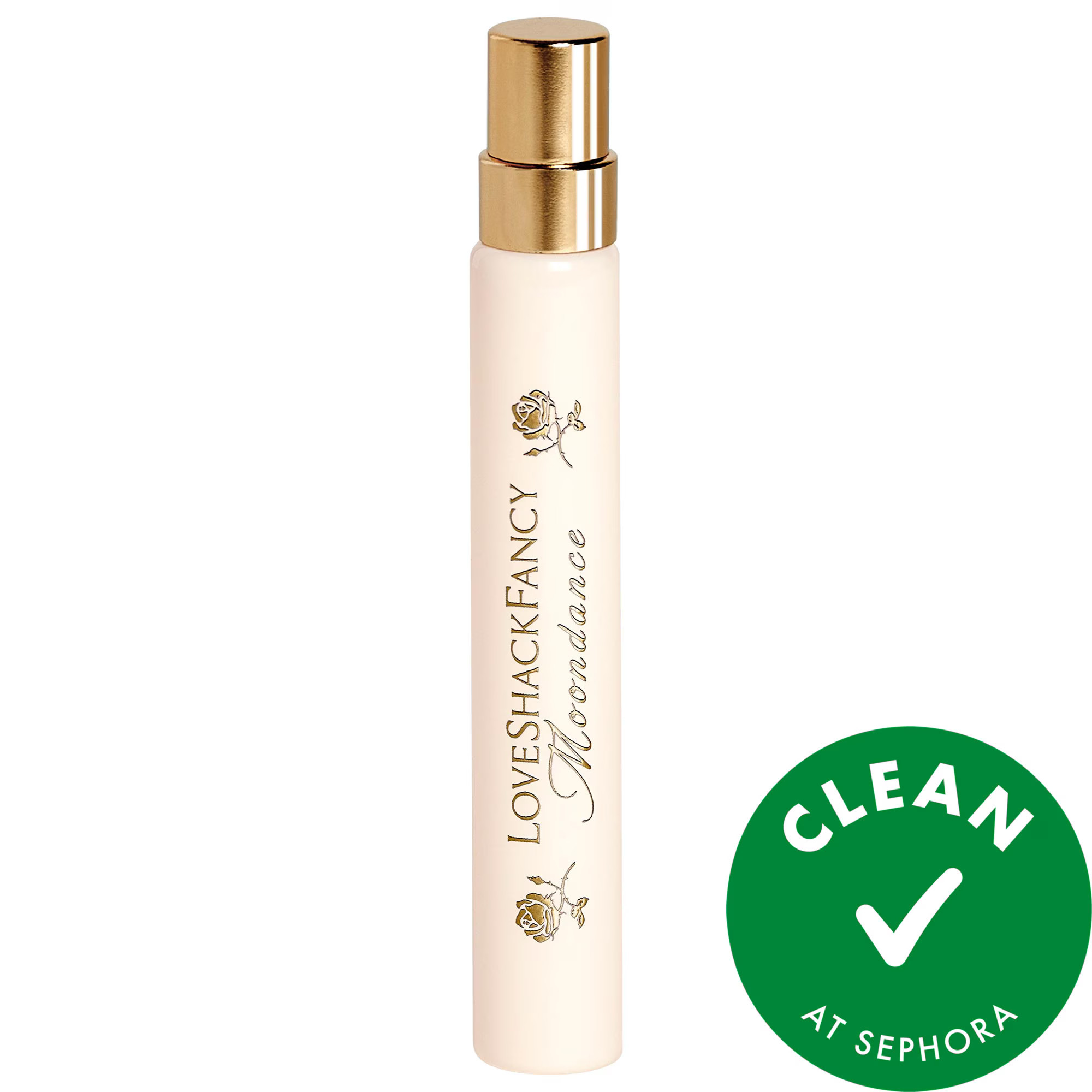 LoveShackFancy Moondance Eau de Parfum with Velvet Rose & Sandalwood Travel Spray 0.34 oz / 10 mL | Sephora (US)