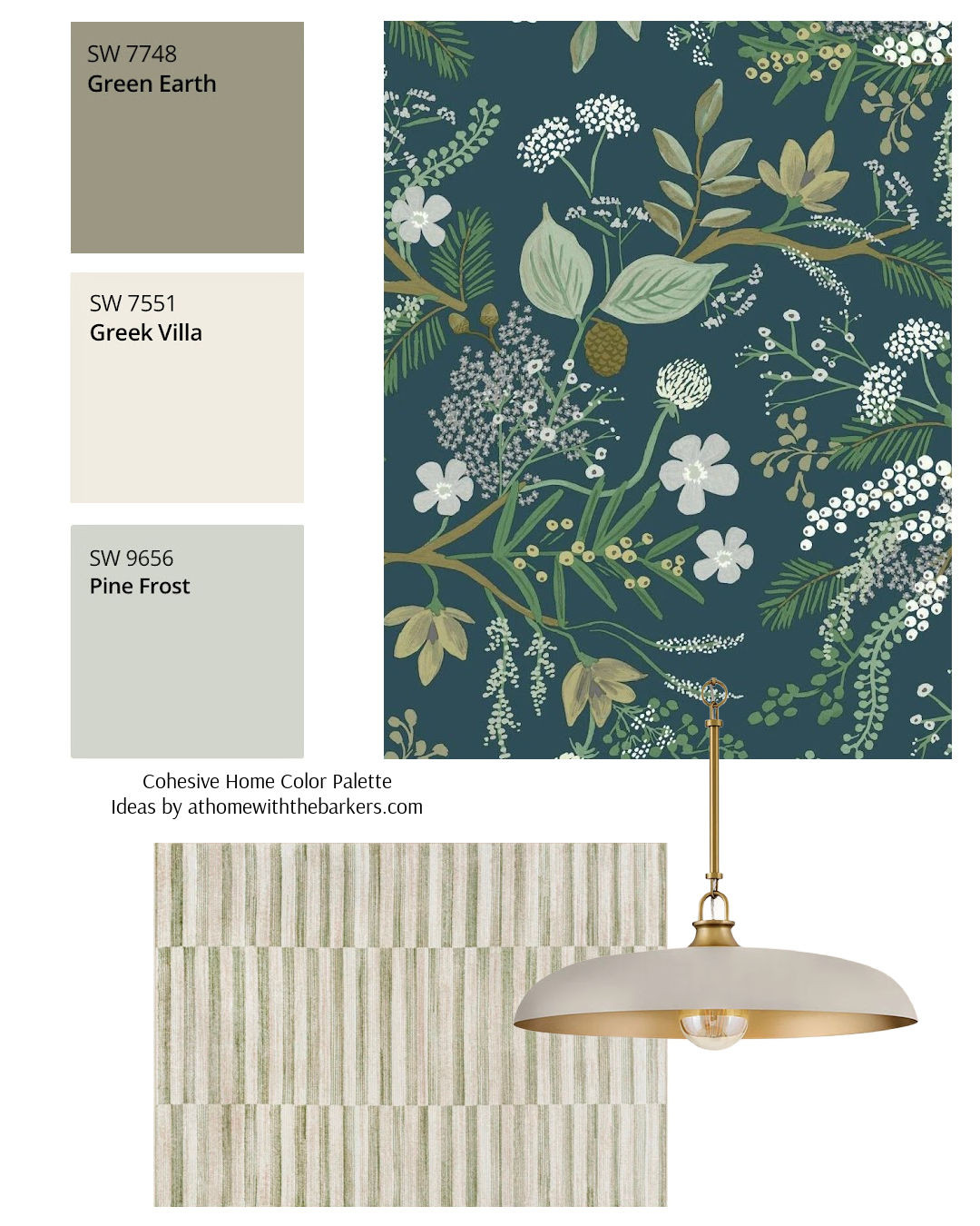 Neutral colors with vibrant wallpaper, DIY home decorating 

 #LTKHome
