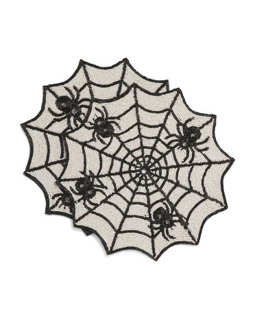 2pk Spider Web Beaded Placemats | TJ Maxx