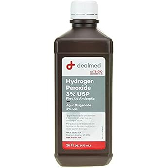 Amazon Brand - Solimo Hydrogen Peroxide Topical Solution USP, 32 Fl Oz | Amazon (US)