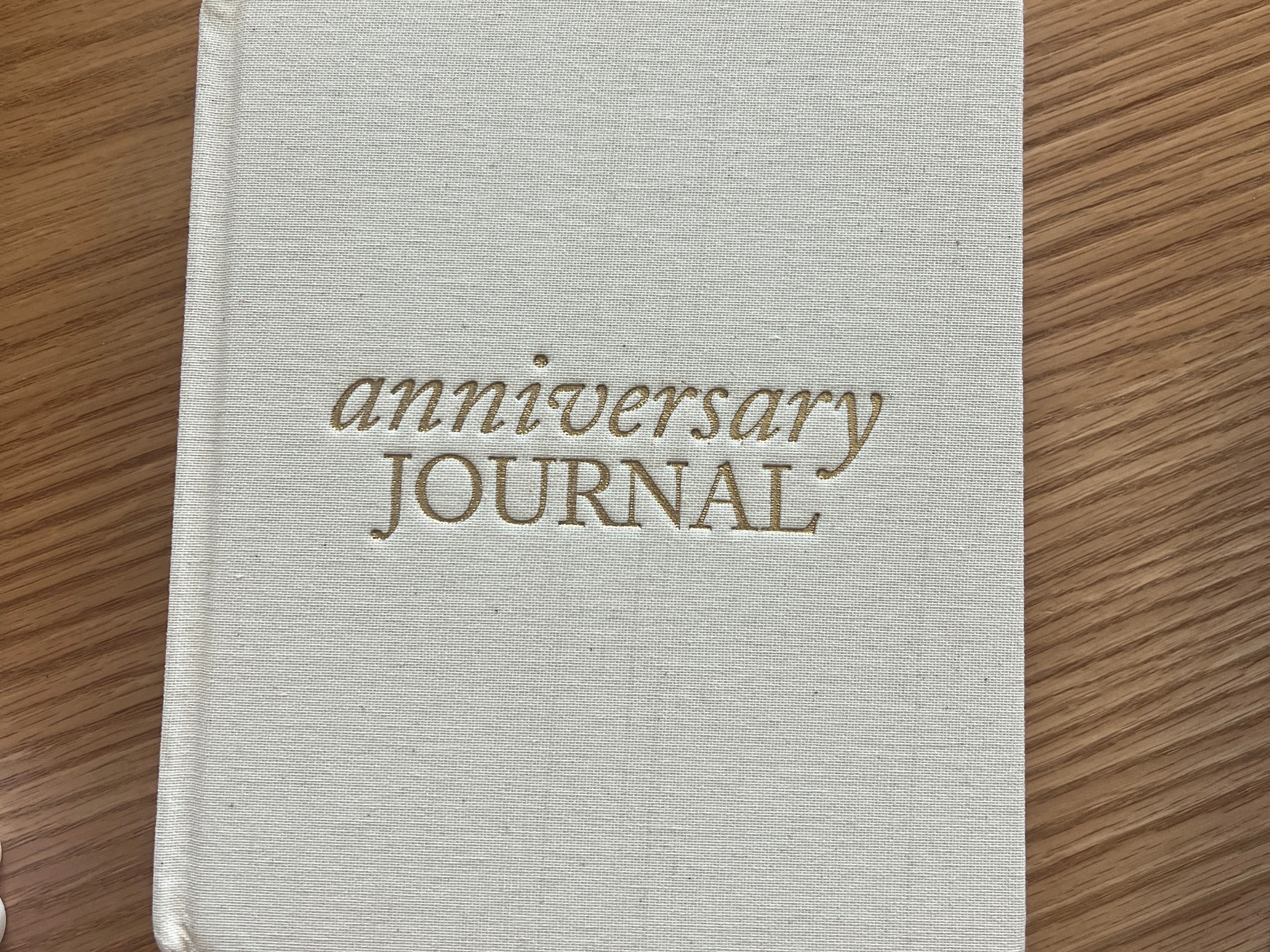 Anniversary journal 