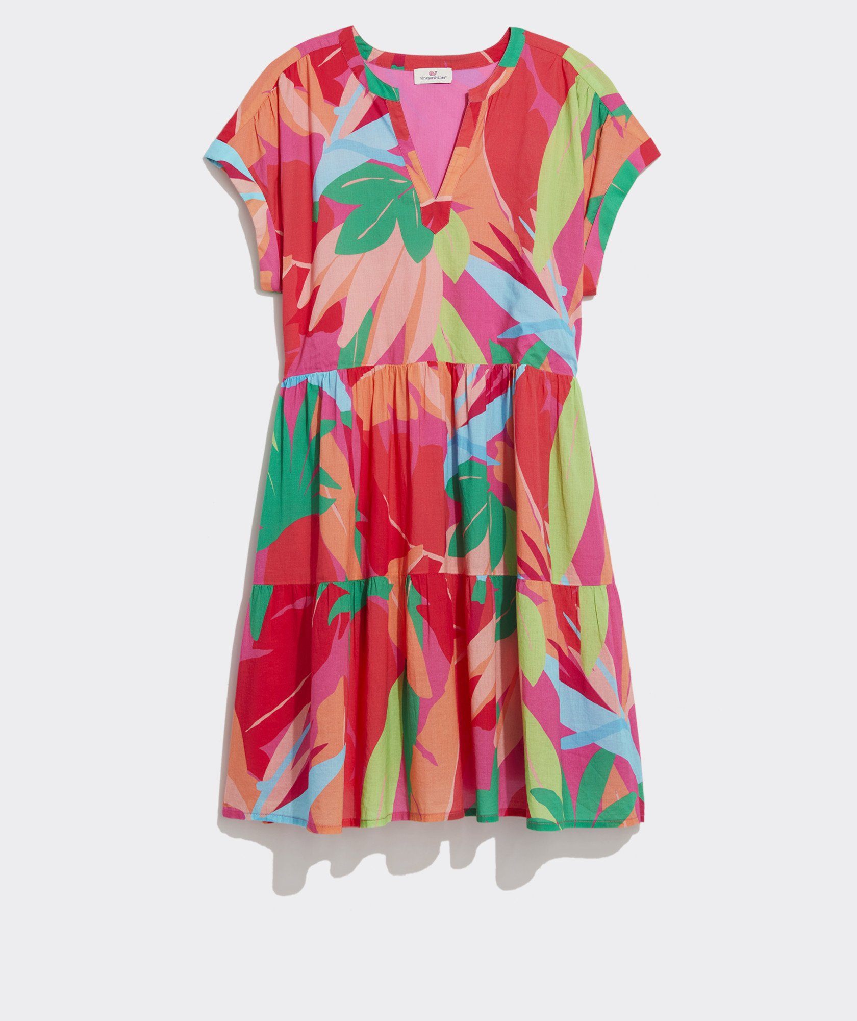 OUTLET Printed Tiered Dress | vineyard vines