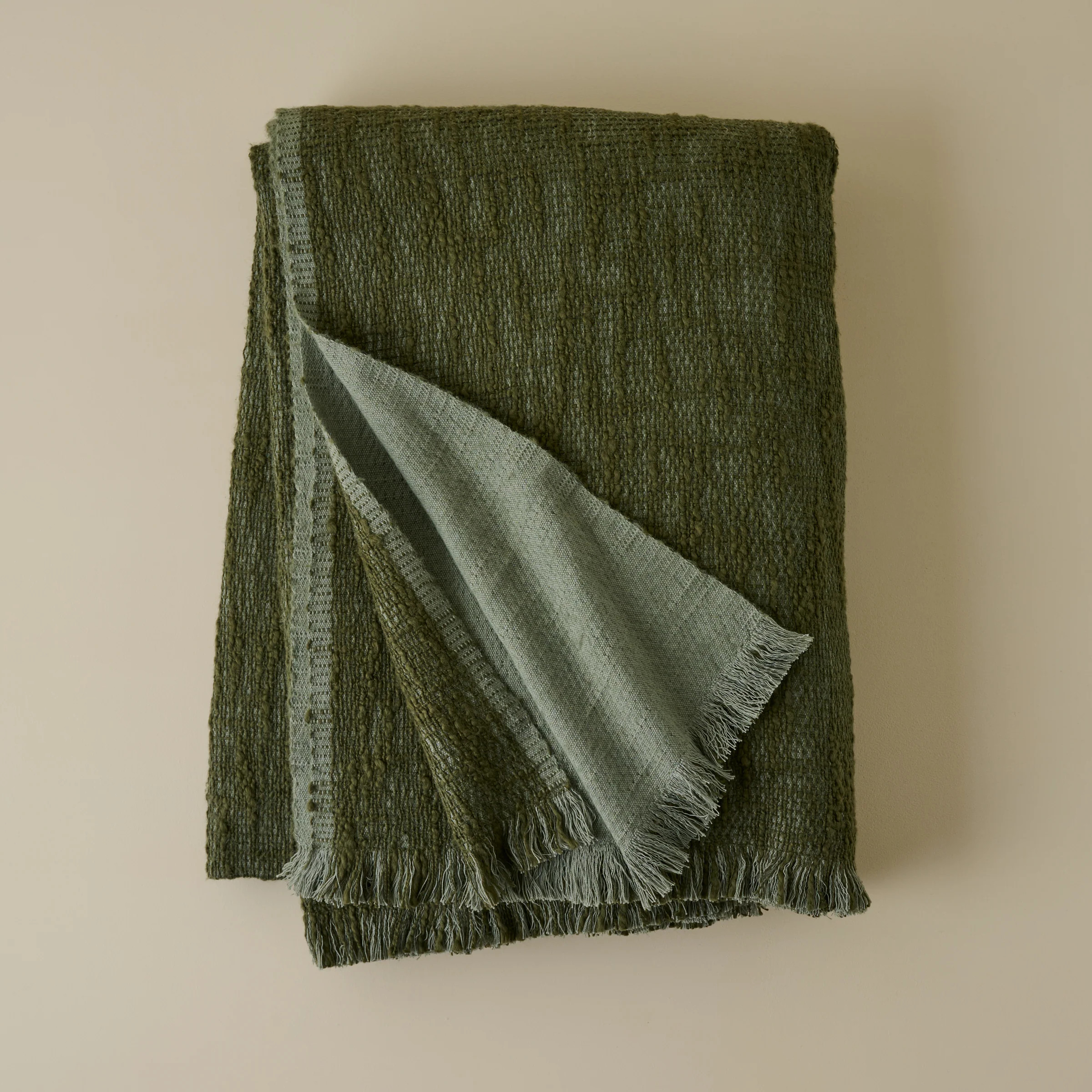 Oversized Reversible Crosshatch Throw | Magnolia