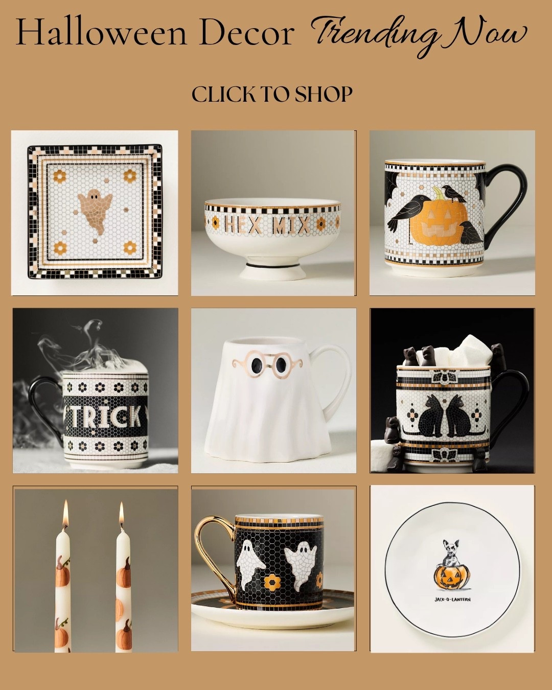 Anthropologie Halloween is always worth the wait. 👻 The mugs, serving pieces, candles, and little seasonal details feel timeless enough to bring out year after year. These are the finds I’m loving most this season. ✨

Anthropologie Halloween, Halloween decor, spooky season, cozy home, vintage Halloween, fall favorites, seasonal decor, Halloween mugs, home inspiration

#LTKSeasonal #LTKHome