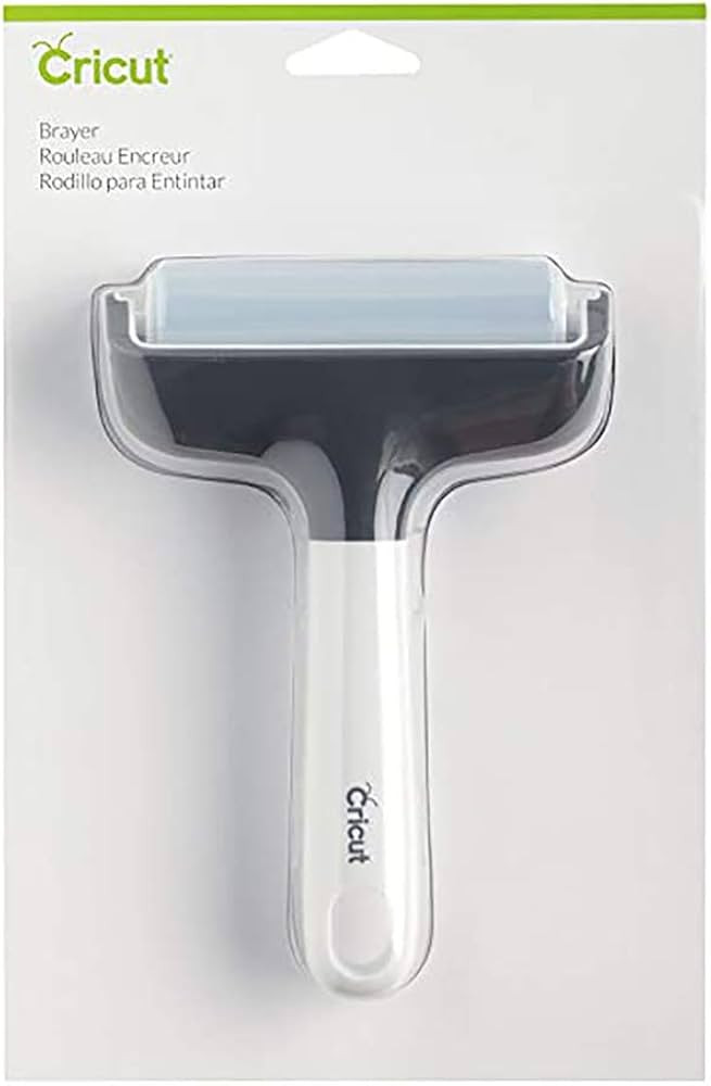 Cricut Brayer, Rubber Roller for Crafts, Works with Fabric, Vinyl, Iron-On & Inking Blocks, Exten... | Amazon (US)