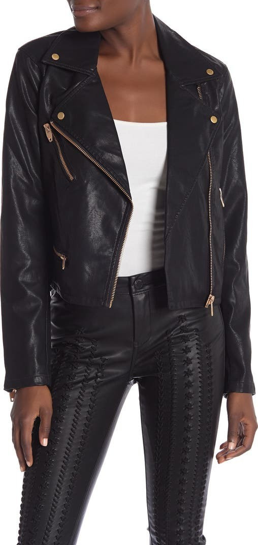 Faux Leather Moto Jacket | Nordstrom Rack