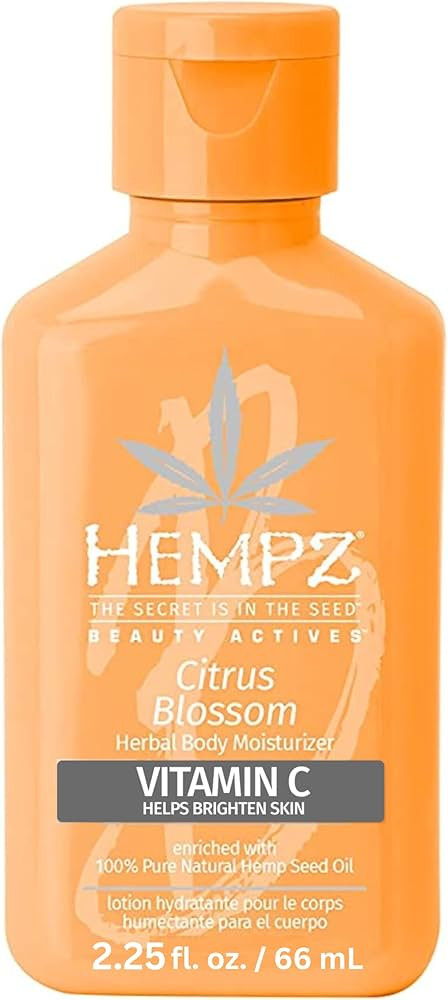 Hempz Body Lotion - Citrus Blossom Limited Edition Mini Daily Moisturizing Cream, Shea Butter, Al... | Amazon (US)
