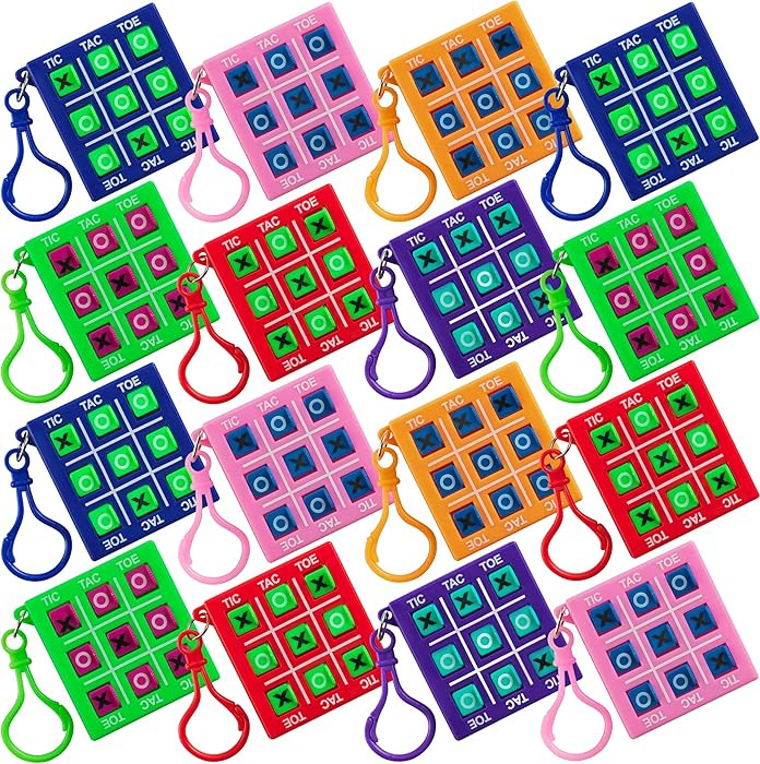 24 Mini Tic Tac Toe Games - Party Favors for Kids 3-5 and Up - 2-Inch Travel Size - Tic-Tac-Toe K... | Amazon (US)