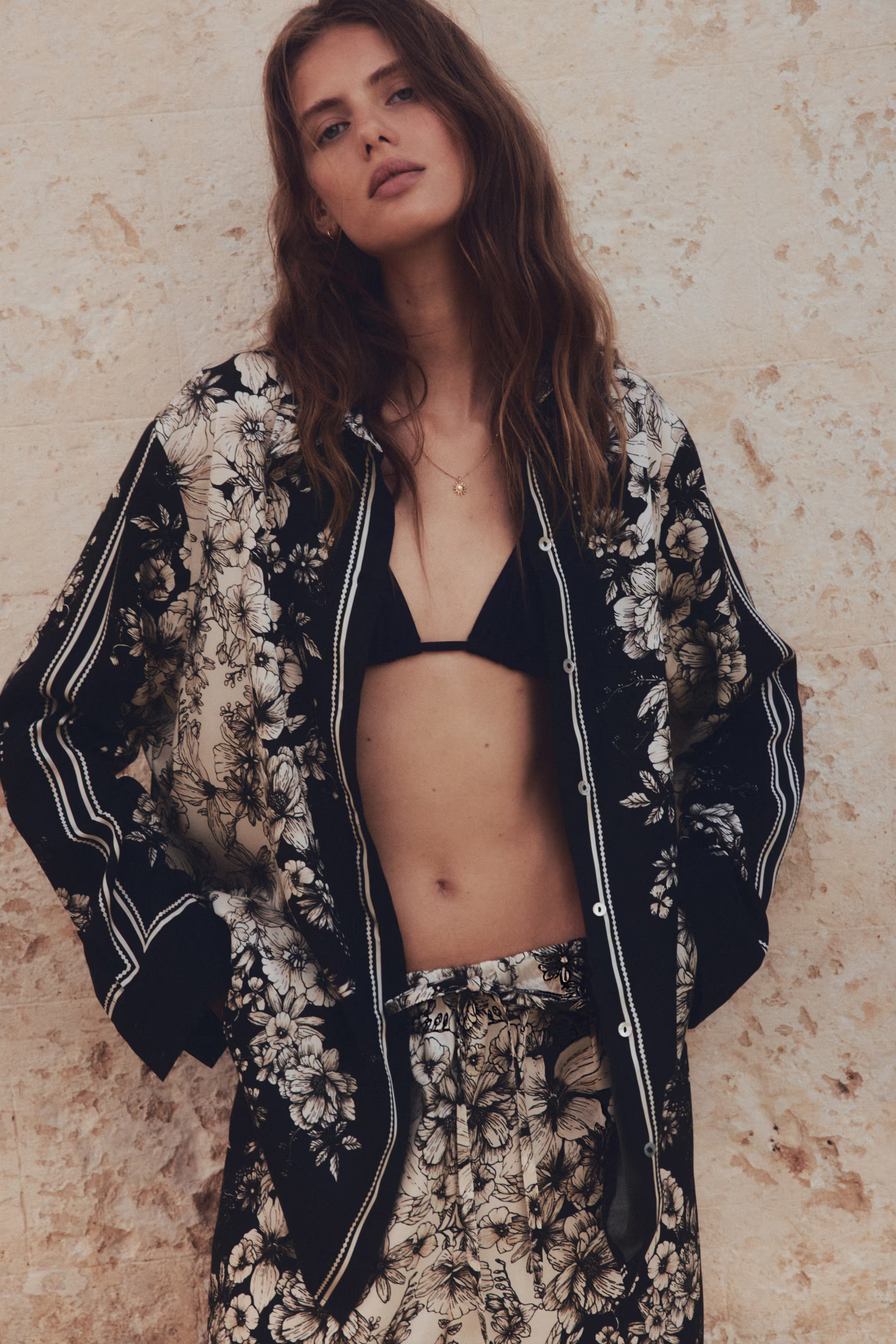 Printed drawstring trousers | H&M (UK, MY, IN, SG, PH, TW, HK)