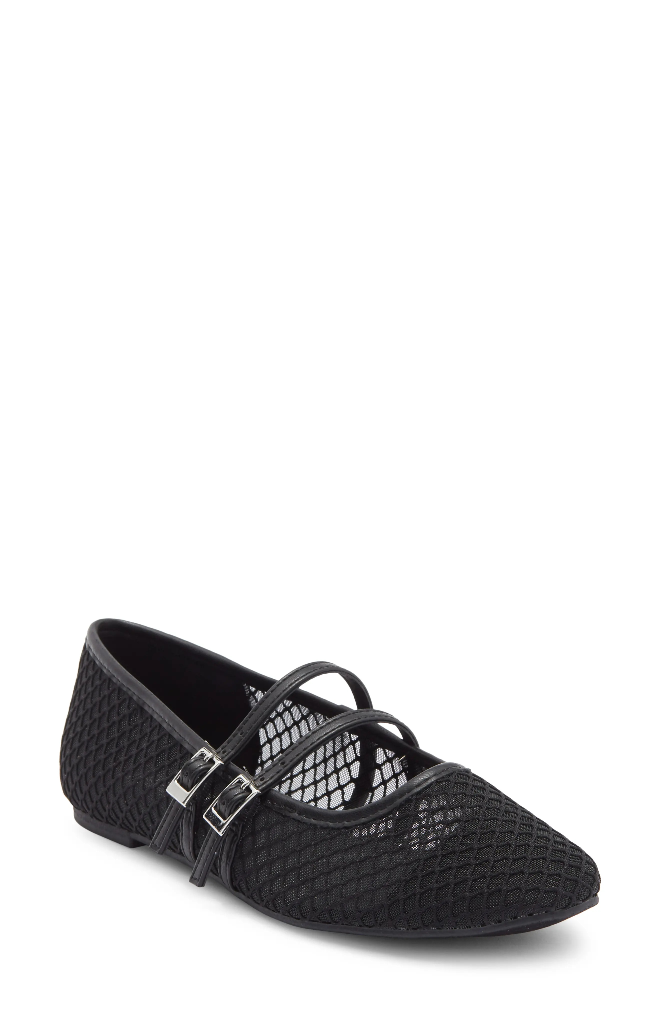 Reaction Kenneth Cole Malibu Mesh Mary Jane Flat in Almond Sport Mesh at Nordstrom Rack, Size 5.5 | Nordstrom Rack
