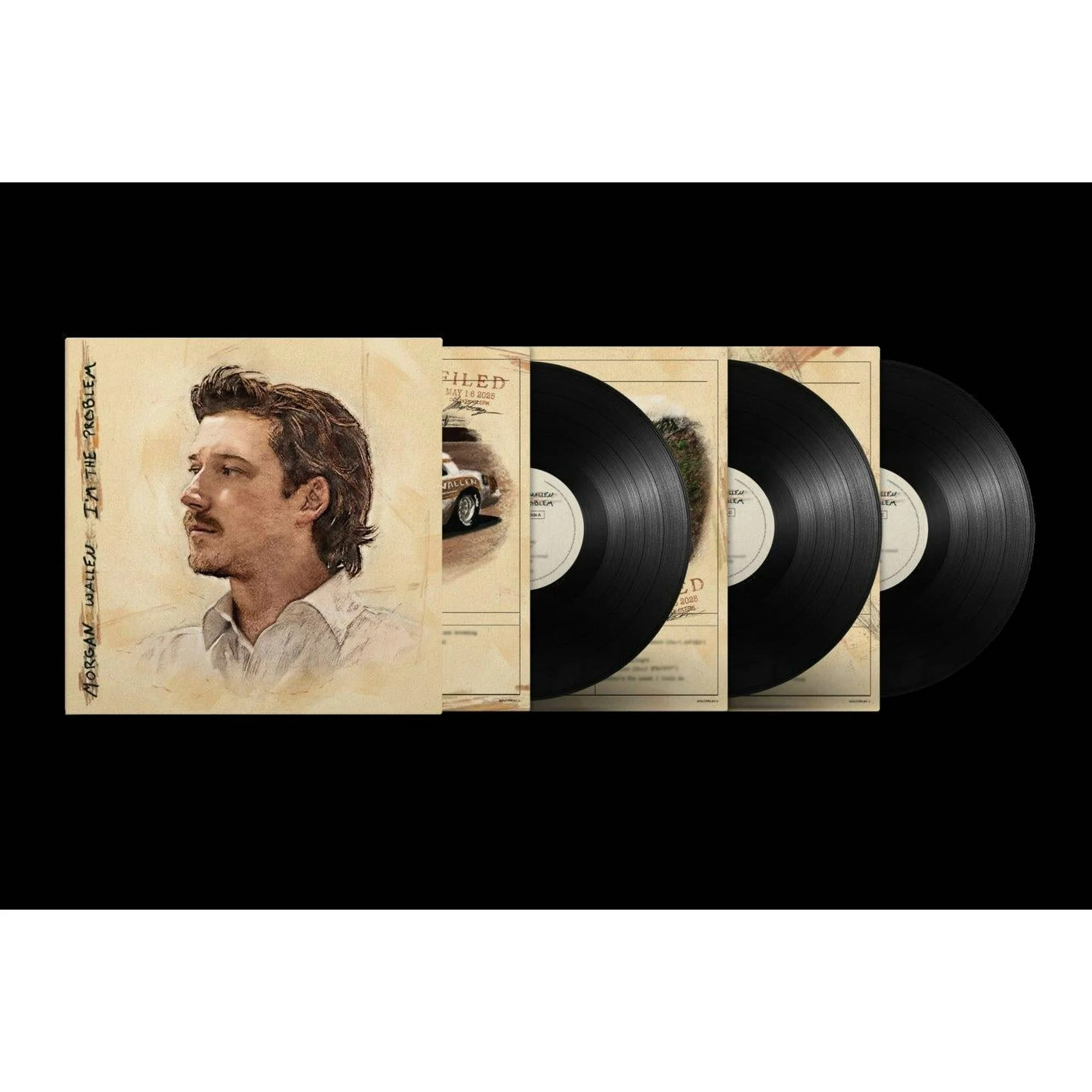 Morgan Wallen I'm the Problem (Vinyl Record) 12" Album Coloured Vinyl Box Set | Walmart (US)