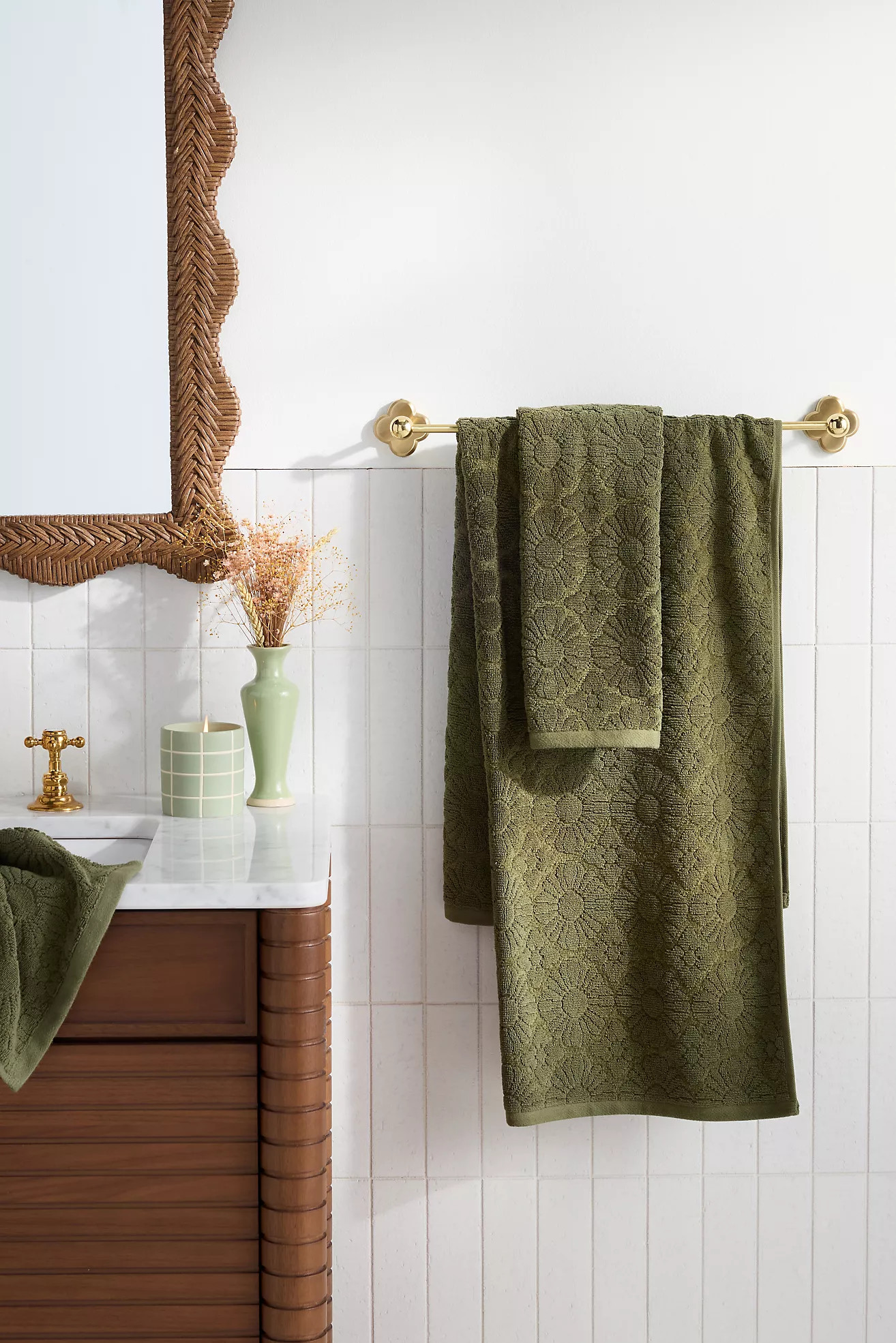 Benni 100% Portuguese Cotton Sculpted Towel Collection | Anthropologie (US)