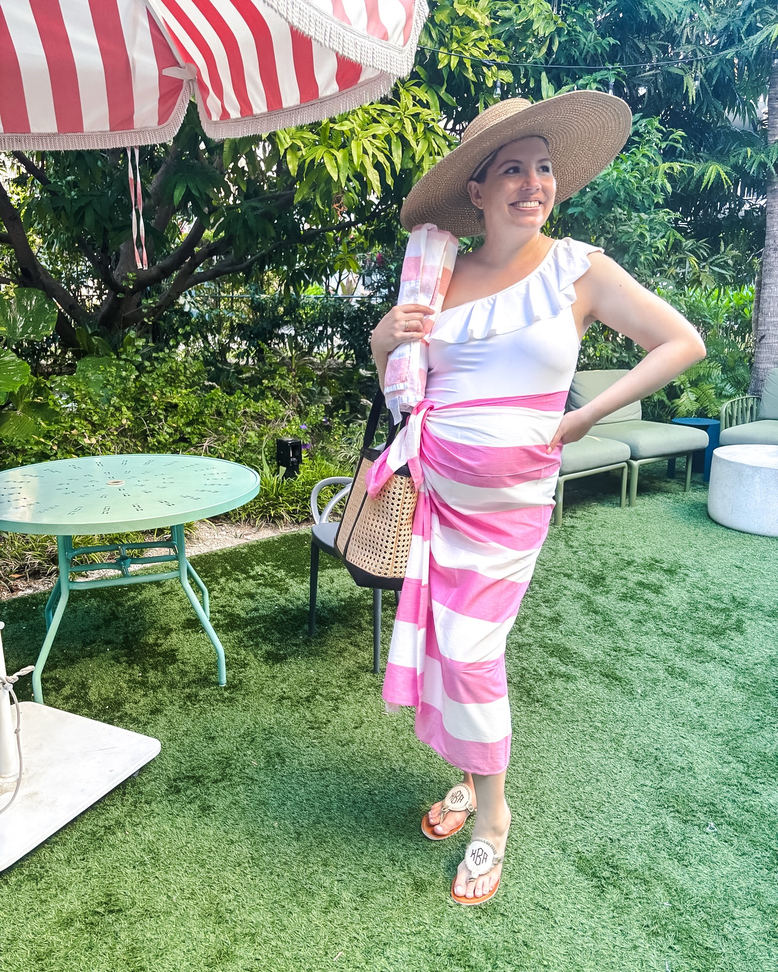 ☀️🏝 Cayman Swim Fits 🏝☀️
Pool days + ocean swims were such a highlight of this trip, and this round-up includes some of my favorite maternity-friendly suits.

Earlier in the year my regular swimwear still worked, but by my second trimester things were looking a little wild 😂. I ended up shopping secondhand and closeout sales for maternity suits, and I was honestly thrilled with what I found—great prices, great quality, and most importantly, I felt comfortable and cute.

For me, investing in maternity suits was 100% worth it. I loved having pieces that fit my changing silhouette, and I’m pleasantly surprised by how wearable they still are postpartum (I thought they’d look silly after the fact, but nope!).

👉 I’ll link to some current comparable favorites, since many of mine were secondhand finds. My advice: don’t skimp on maternity swim. You don’t need luxury, but I’d avoid fast fashion or any brand without trustworthy reviews - you’ll want something secure, comfortable, and flattering so you can actually enjoy your time outside.

Which look is your fave from this swim lineup? 🌊✨

#MaternityStyle #MaternitySwim #MaternitySwimwear #SwimStyle #ResortWear #CaymanIslands #TargetStyle #MaternityResortWear #PoolsideStyle #BeachStyle

#LTKBump #LTKSeasonal #LTKSwim