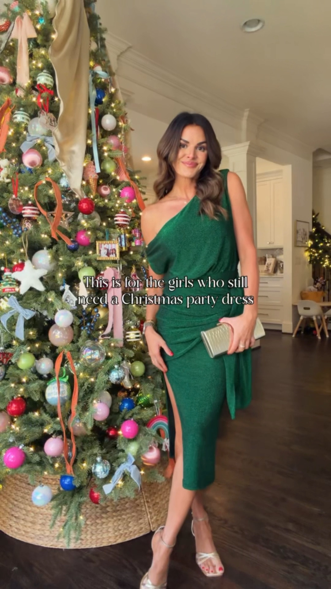 This is for the girls who still need a Christmas party dress 🎄

Linked a similar clutch below! 

Holiday party, holiday outfit, one shoulder dress, wrap dress, sparkly dress, Katy Harrell 

#LTKHoliday #LTKSeasonal
