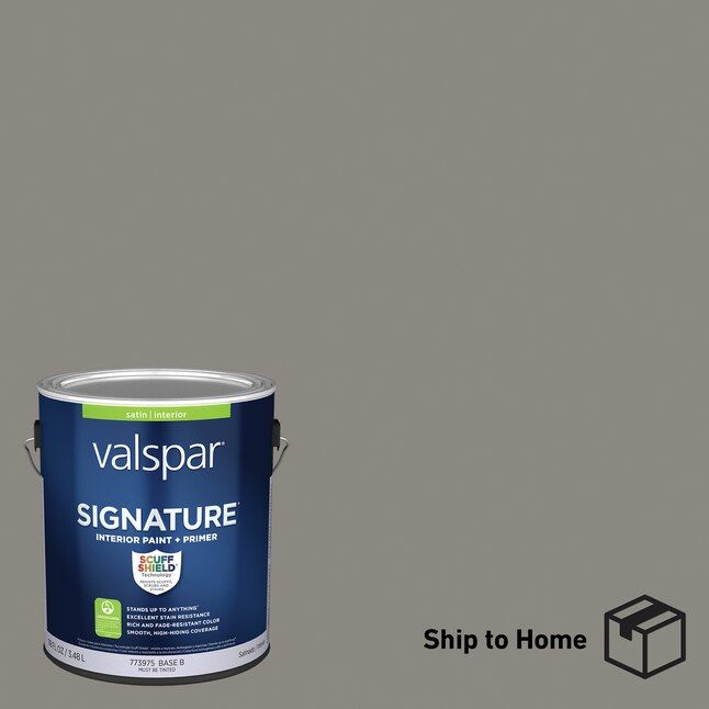 Valspar Signature Satin Dovetail Hgsw3473 Latex Interior Paint + Primer (1-Gallon) | Lowe's