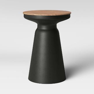 Gino Turned Drum Accent Table Black - Project 62™ | Target