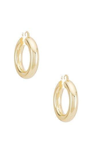 Lili Claspe Faye Hoops in Gold from Revolve.com | Revolve Clothing (Global)