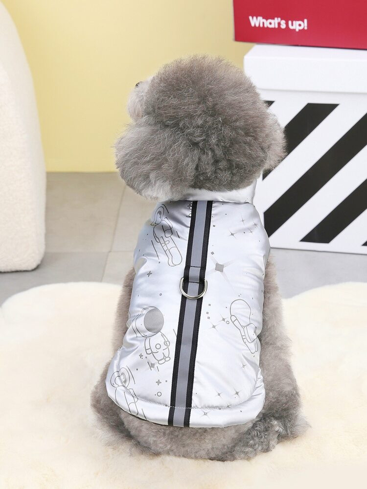 DADAGOU Pet Vest Winter Fleece, British Style, Water-Resistant, 23pcs Space  Padding, Pet Jacket,... | SHEIN