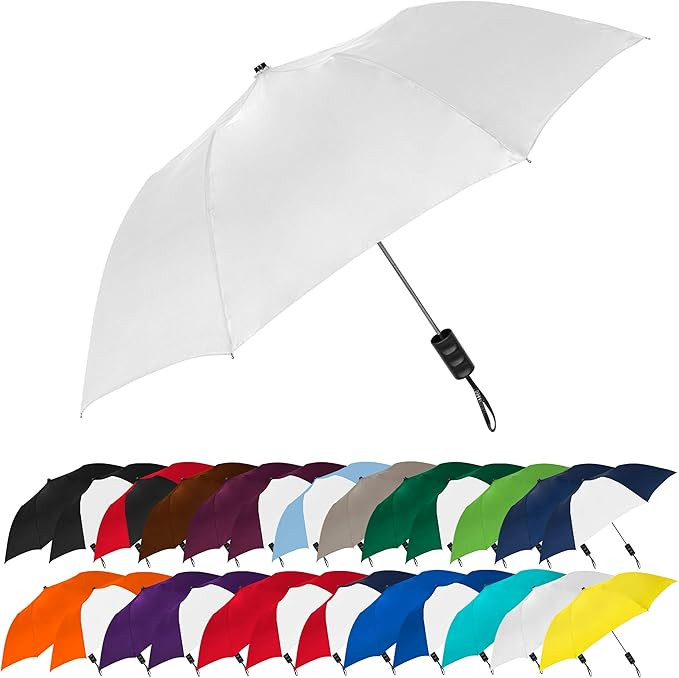 The Spectrum Popular Style 42" Automatic Open Compact Travel Umbrella for Rain, Wind & Sun, Sturd... | Amazon (US)