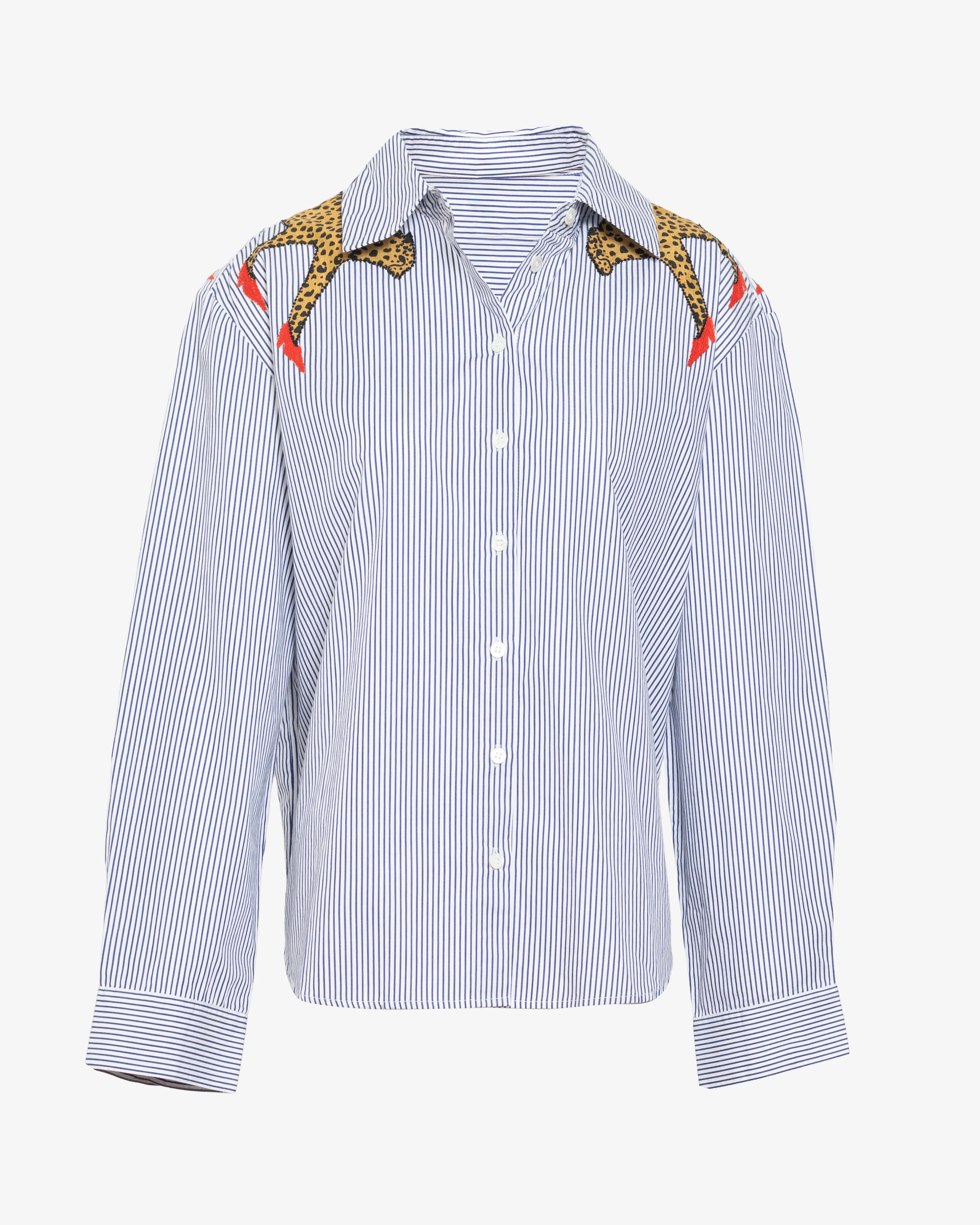 Margaux Cheetah Shirt | Tanya Taylor