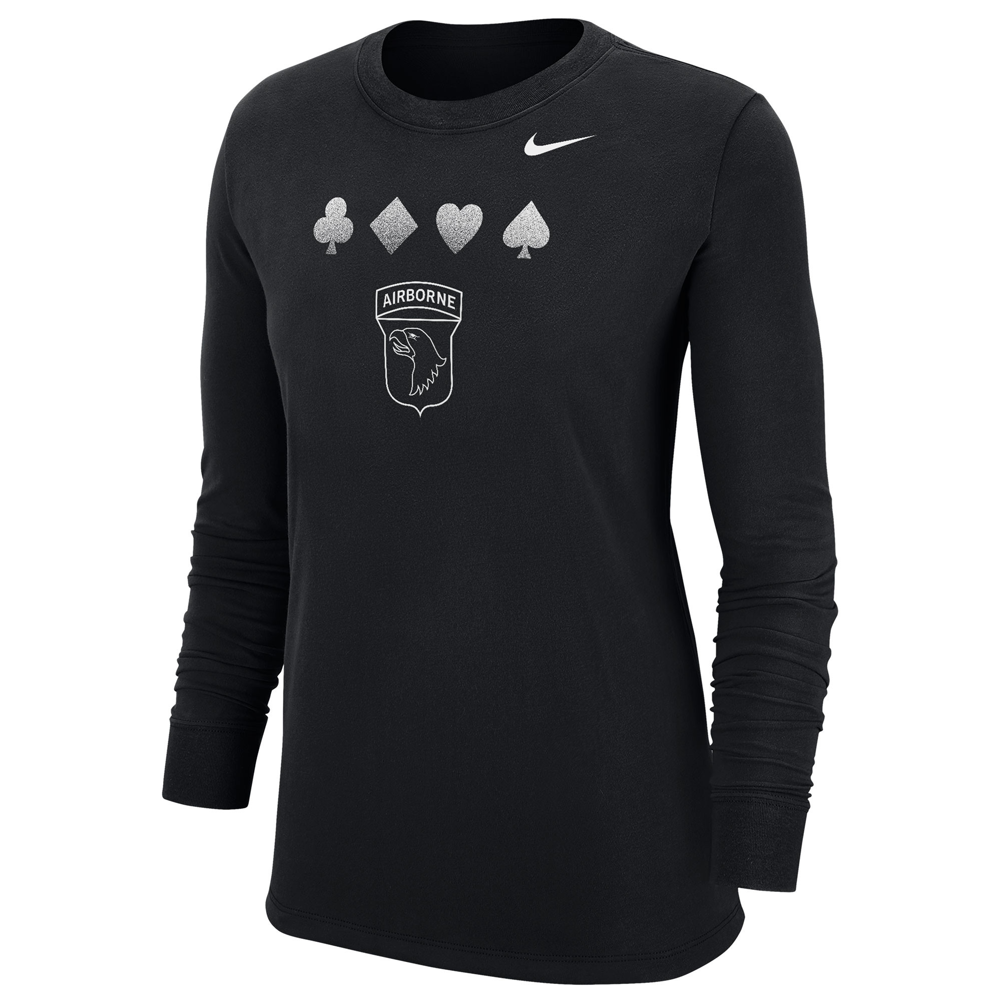 Women's Nike Black Army Black Knights 2024 Rivalry Collection Suit Long Sleeve T-Shirt | Fanatics